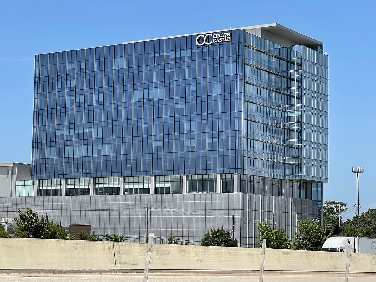 Crown Castle owns and operates roughly 40,000 cell towers across the United States.