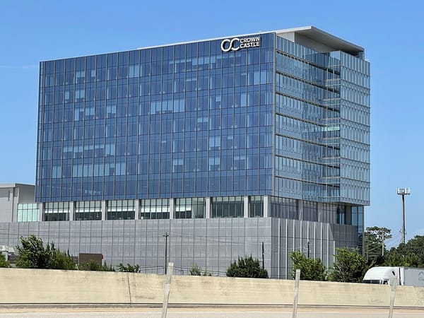 Crown Castle owns and operates roughly 40,000 cell towers across the United States.